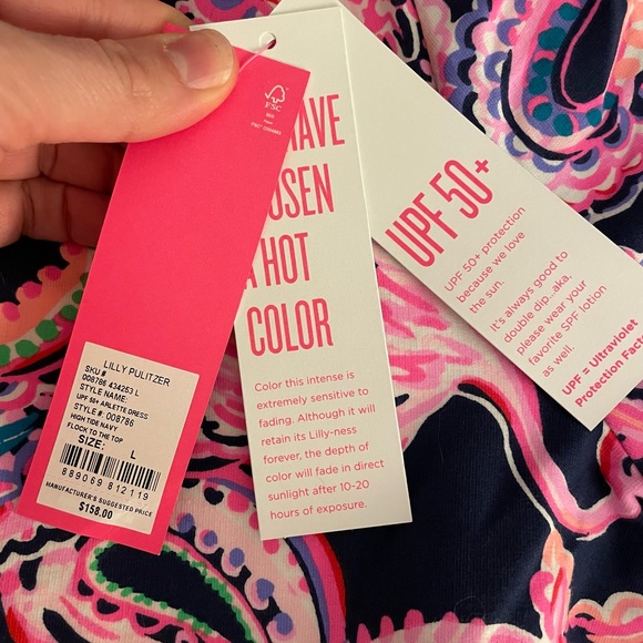 Lilly Pulitzer NWT - UPF 50+ Arlette Swing Dress (Lilly) - Picture 6 of 7